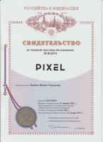 Сертификат детского сада Pixel